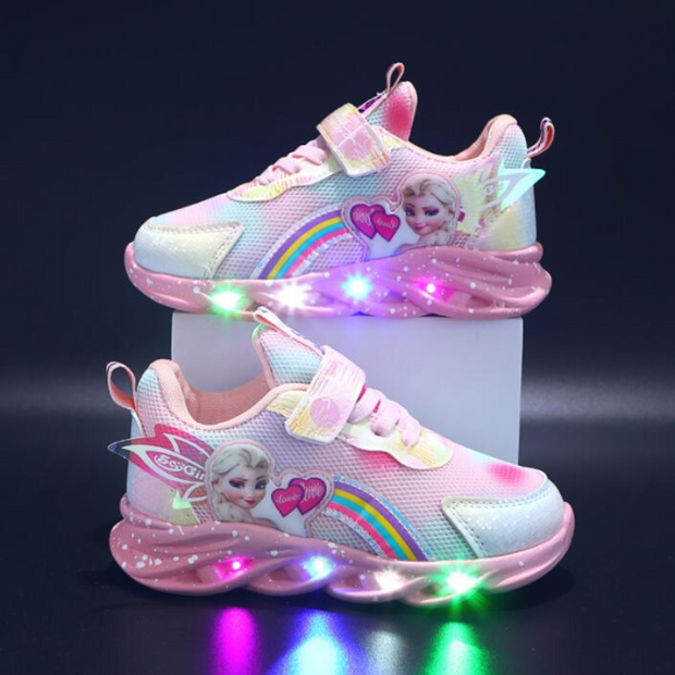 Elsa LED Baskets for Girls – Exceptional Comfort and Unforgettable Disney Magic-Cramta