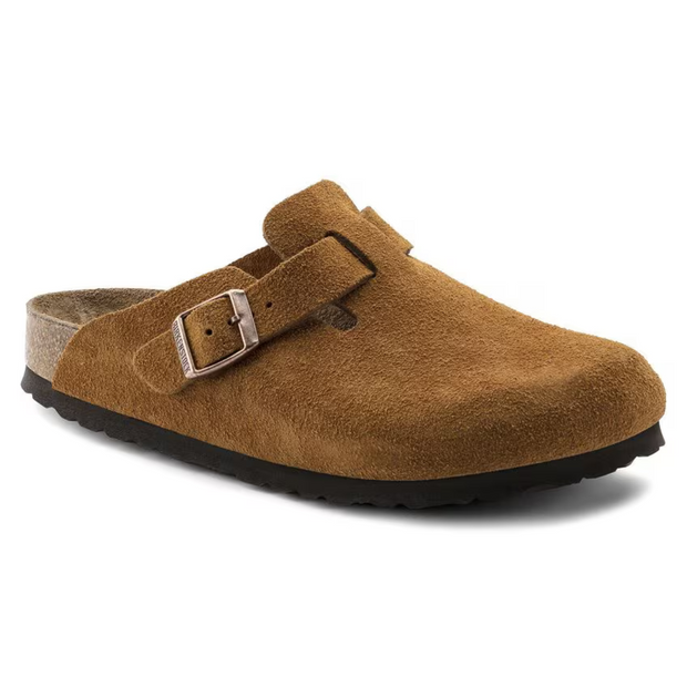 Boston | Taupe Velvet Clogs Comfort and Anatomical for an Elegant Market-Cramta