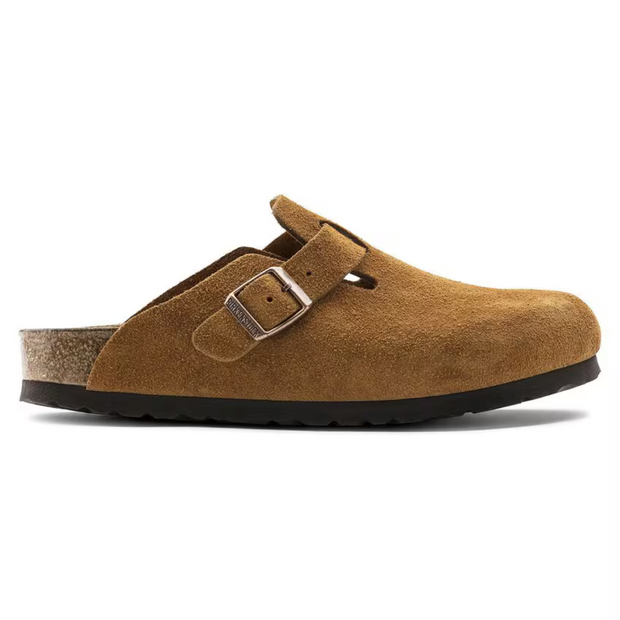 Boston | Taupe Velvet Clogs Comfort and Anatomical for an Elegant Market-Cramta