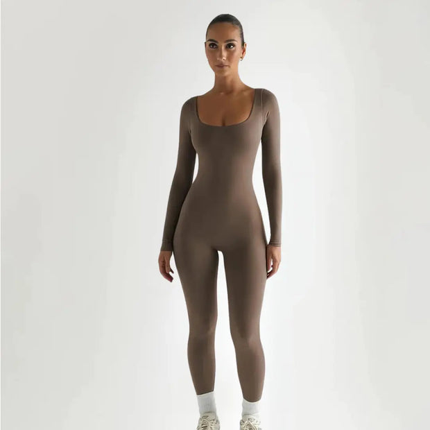 Long Sleeve Bodystocking – Seamless Comfort and Stunning Silhouette-Cramta