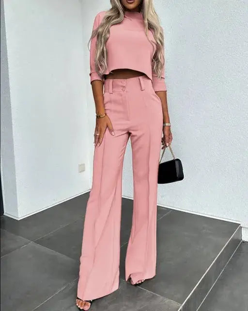 Merida Pants Set – Sophisticated Elegance and Ultimate Comfort for Autumn-Cramta