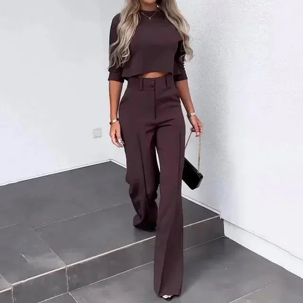 Merida Pants Set – Sophisticated Elegance and Ultimate Comfort for Autumn-Cramta