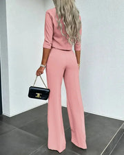 Merida Pants Set – Sophisticated Elegance and Ultimate Comfort for Autumn-Cramta