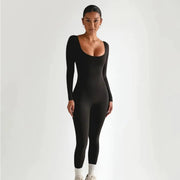 Long Sleeve Bodystocking – Seamless Comfort and Stunning Silhouette-Cramta