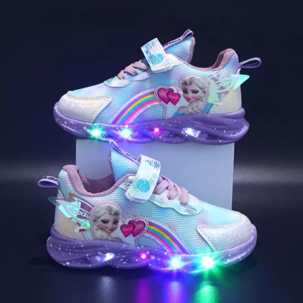 Elsa LED Baskets for Girls – Exceptional Comfort and Unforgettable Disney Magic-Cramta