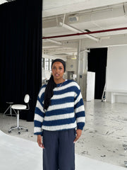 Bonafita Liana | Striped Knit Sweater for a Comfortable and Stylish Casual Look-Cramta