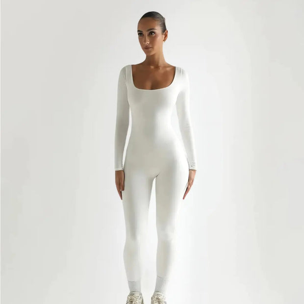 Long Sleeve Bodystocking – Seamless Comfort and Stunning Silhouette-Cramta
