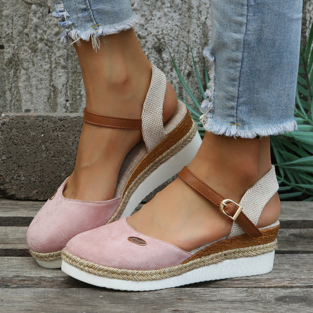 MIKAELA | Ultra Comfortable Wedge Heel Orthopedic Sandals, Elegant and Supportive-Cramta