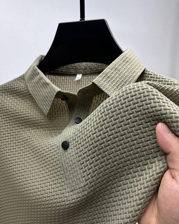 Leon | Men's Influence T-shirt - Elegance and Comfort with Breathable Mesh Details for a Modern Style-Cramta
