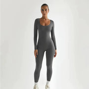 Long Sleeve Bodystocking – Seamless Comfort and Stunning Silhouette-Cramta