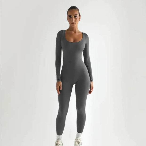 Long Sleeve Bodystocking – Seamless Comfort and Stunning Silhouette-Cramta