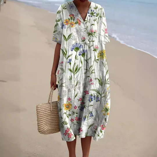 Georgina Dress – Combine feminine elegance and ultimate comfort for spring-Cramta