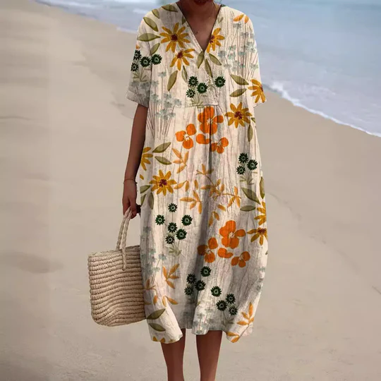 Georgina Dress – Combine feminine elegance and ultimate comfort for spring-Cramta