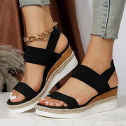 Elliana Ankle Strap Sandals with Stretch for Unmatched Comfort and Style All Day-Cramta
