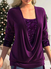 Sophia Sequin Top – Shine with elegance at all your special occasions-Cramta
