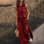 Jonna Maxi Dress – Retro Elegance Sleeveless for a Comfortable and Trendy Look-Cramta