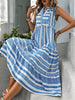 Lea Sleeveless Summer Dress – Charming Light and Elegant Style with Ruffles-Cramta