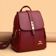 Alena Leather Backpack – Elegant Style and Practicality for Your Daily Use-Cramta