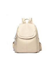 Anti-Theft PU Leather Backpack with RFID Protection – Stylish Travel and Laptop Backpack for Everyday Use 5