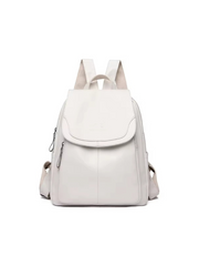 Anti-Theft PU Leather Backpack with RFID Protection – Stylish Travel and Laptop Backpack for Everyday Use 7