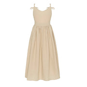 Backless Cotton Dress with Gentle Machine Wash – Comfortable and Stylish-Cramta