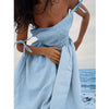Backless Cotton Dress with Gentle Machine Wash – Comfortable and Stylish-Cramta