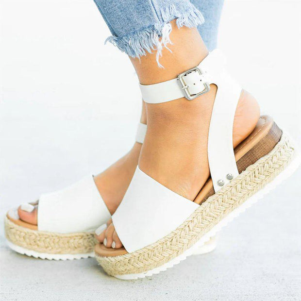 Johanna Espadrille Sandals – Elegance and Comfort for a Casual Trendy Look-Cramta