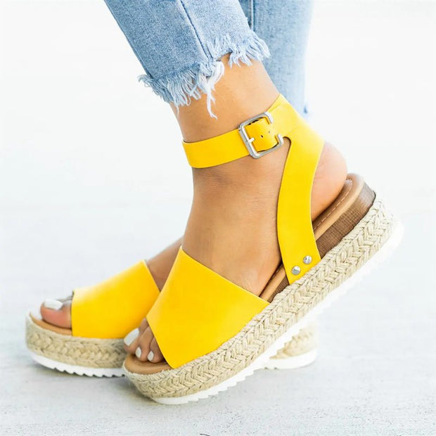 Johanna Espadrille Sandals – Elegance and Comfort for a Casual Trendy Look-Cramta