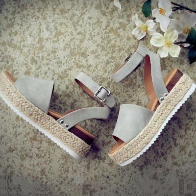 Johanna Espadrille Sandals – Elegance and Comfort for a Casual Trendy Look-Cramta