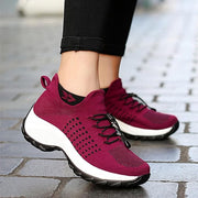 Comfort Fit Orthopedic Sneakers for Men and Women - Breathable Mesh, Cushioned Sole, Slip-Resistant, Wide Toe Box-Cramta
