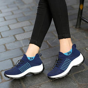Comfort Fit Orthopedic Sneakers for Men and Women - Breathable Mesh, Cushioned Sole, Slip-Resistant, Wide Toe Box-Cramta