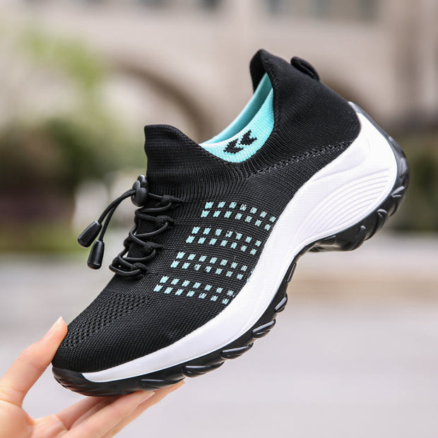 Comfort Fit Orthopedic Sneakers for Men and Women - Breathable Mesh, Cushioned Sole, Slip-Resistant, Wide Toe Box-Cramta