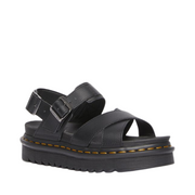 Comfortable Unisex Black Cross-Strap Sandals with Lightweight EVA Sole for Summer Activities