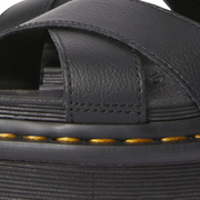 Comfortable Unisex Black Cross-Strap Sandals with Lightweight EVA Sole for Summer Activities