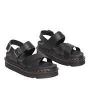 Comfortable Unisex Black Cross-Strap Sandals with Lightweight EVA Sole for Summer Activities