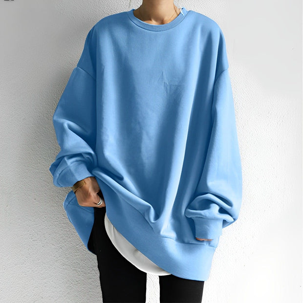 Cozy Oversized Sweater for Women with Textured Finish – Versatile Layering Piece for All-Day Comfort 5