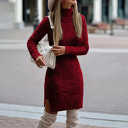 Chic Knit Sweater Dress for Winter – Timeless Comfort and Elegance-Cramta