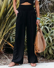 MAYA | Wide Pants with Elastic Waist for Unmatched Comfort and Elegance-Cramta
