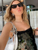 Elegant Anna Sequin Dress for Women – Polyester with Slight Stretch, Available in Multiple Sizes-Cramta