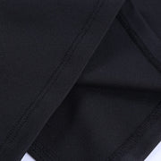 Elegant Diamond Wrap Dress with Rhinestone Detail – Handmade Polyester Fashion-Cramta