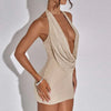 Elegant Kylie Mini Dress in 100% Polyester with Slight Stretch – Perfect for Any Occasion-Cramta