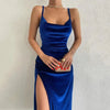 Elegant Long Sleeve Midi Dress for Women – Comfortable Velvet with Slight Stretch, Perfect for Any Occasion-Cramta