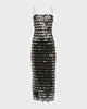 Elegant Sequin Dress for Women - Medium Stretch Polyester and Acetate-Cramta