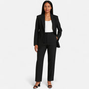 Elegant Women's Suit – Tailored Two-Piece Pant Suit with Blazer and Trousers for Modern Sophistication
