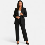 Elegant Women's Suit – Tailored Two-Piece Pant Suit with Blazer and Trousers for Modern Sophistication