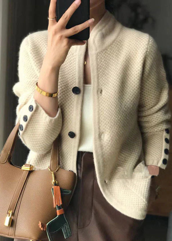 Elegant Womens Blazer – Tailored Fit, Soft Knit Polyester, Versatile for Work and Casual Outings