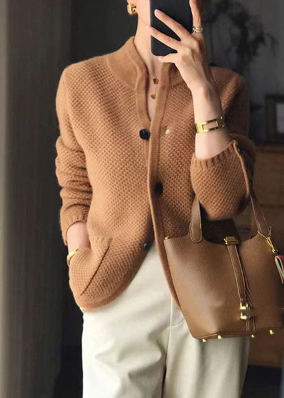 Elegant Womens Blazer – Tailored Fit, Soft Knit Polyester, Versatile for Work and Casual Outings