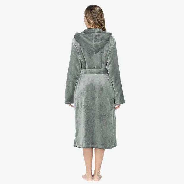 Luna Luxe Nightgown – Ultimate comfort in premium fleece, unmatched softness and warmth-Cramta