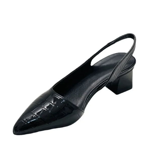 Lara Croco Orthopedic Pumps – Sophisticated Elegance and Ergonomic Comfort for Everyday Use-Cramta
