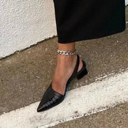 Lara Croco Orthopedic Pumps – Sophisticated Elegance and Ergonomic Comfort for Everyday Use-Cramta
